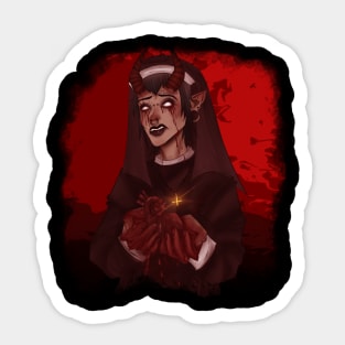 Red nun Sticker